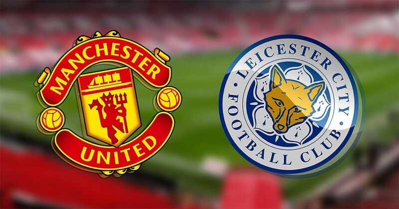 Logo 2 clb Manchester United vs Leicester City
